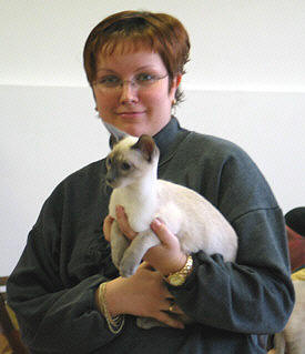 Yazoo mit Frauchen Carolin